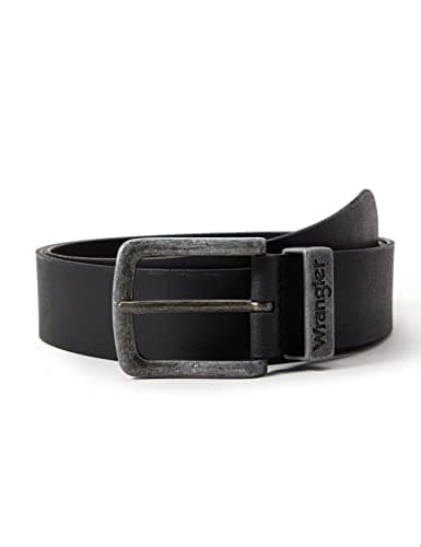 Image of Wrangler Men's Metal Loop Belt, Black, 115 cm