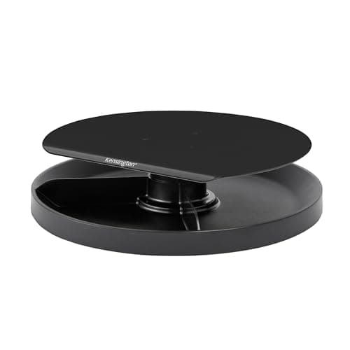 Image of Kensington Monitor Stand - Spin2 adjustable ergonomic screen riser for all PC, laptop, computer, tv screens up to 18kg, with SmartFit System (K52787WW), Black