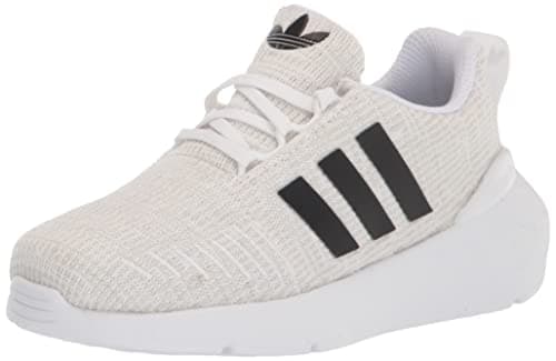 Image of adidas Originals Swift Run 22 Sneaker, White/Black/Grey, 3 US Unisex Little Kid