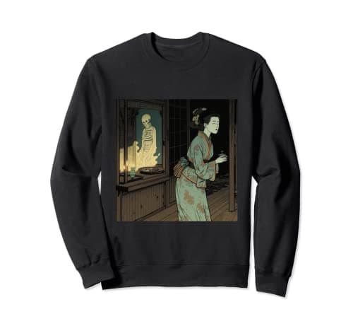 Image of Something Wicked from Japan: A Ghost Is Following Me Design Sweatshirt