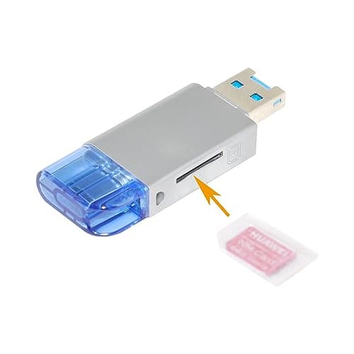 Image of xiwai USB-C Type C / USB 2.0 to NM Nano Memory Card TF Micro SD Card Reader for Huawei Mobile Phone Laptop