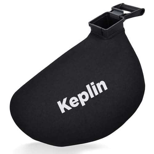 Image of KEPLIN Leaf Blower and Vacuum Collection Bag 35L - Extra Large Capacity, Durable Water Resistant Woven Polyester, Wide Zip Opening, Compatible with Cordless Leaf Blower and Vacuum Garden Hoover