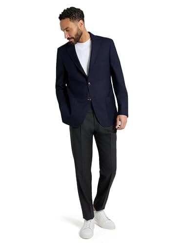 Image of Ted Baker London Men's Sports Coat, Blazer, Suit Jacket, Classic Fit, Business, Weddings and Formal Events, Navy, 54 Tall