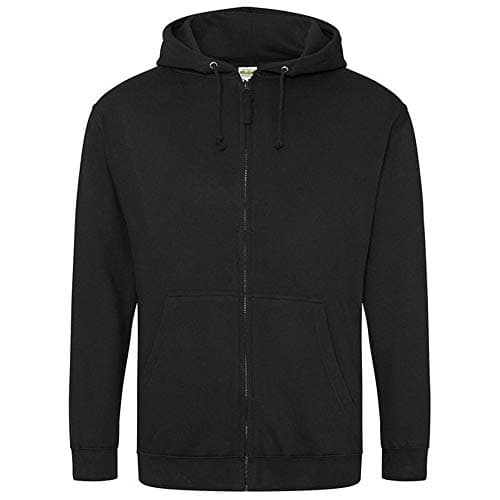 Image of AWDis Just Hoods JH050 Unisex Zoodie - Deep Black - M
