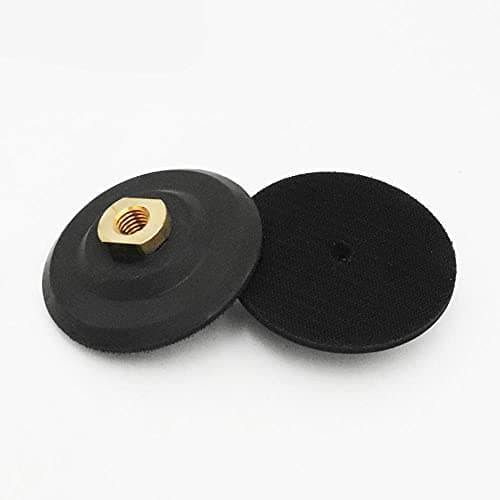 Image of 4 inch M14 Thread Rubber Backer for polishing Pads Sanding disc Medium Hard 100MM Backing Pads