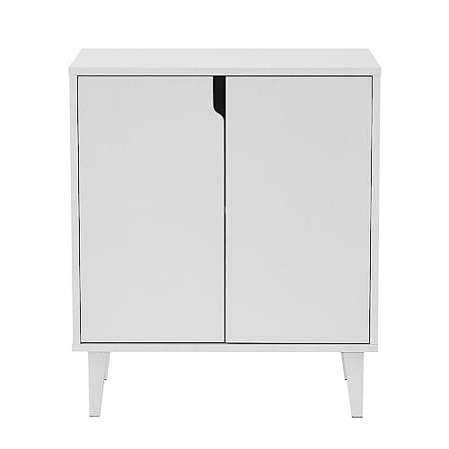 Image of Panana Wooden 2 Doors Cabinet Standing Storage Cupboard for Dining Room 38D x 71W x 83H cm