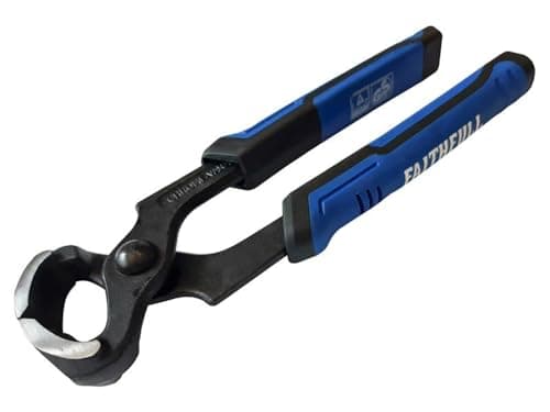 Image of Faithfull FAIPLP7N Soft Grip Carpenter's Pincers 180mm (7in), Blue