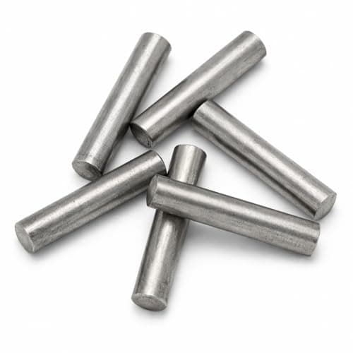 Image of 4mm x 26mm (Pack of 100) Plain Steel Dowel Pins DIN7 High Accuracy Parallel Pins for Machinery Tooling & Fixtures - B07B