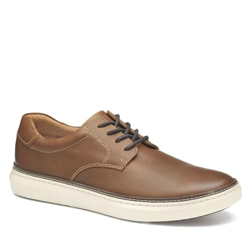 Image of Johnston & Murphy McGuffey 2 Plain Toe Shoes, Tan, 18