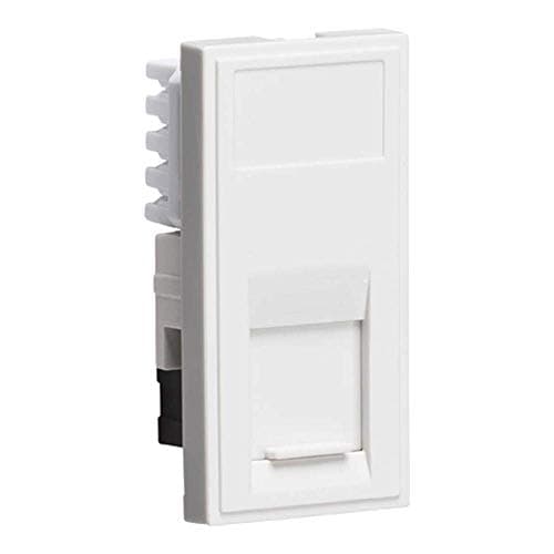 Image of RJ45 Outlet Module 25 mm x 50 mm in White