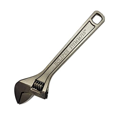 Image of Eclipse Professional Tools ADJW15S 15" Adjustable Wrench Standard Handle, Grey
