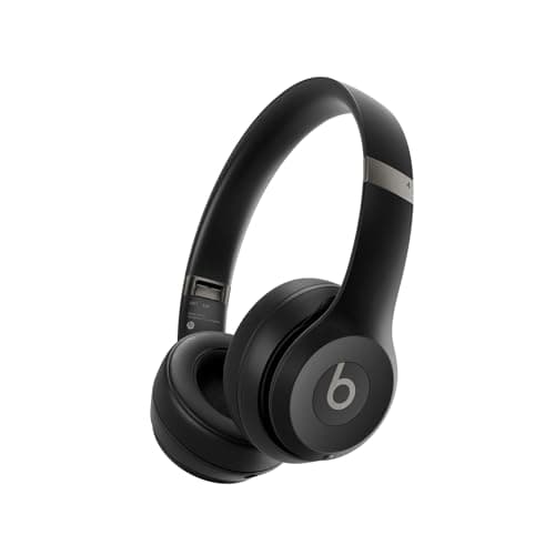 Image of Beats Solo 4 - Wireless Bluetooth On-Ear Headphones, Apple & Android Compatible, Up to 50 Hours Battery Life - Matte Black