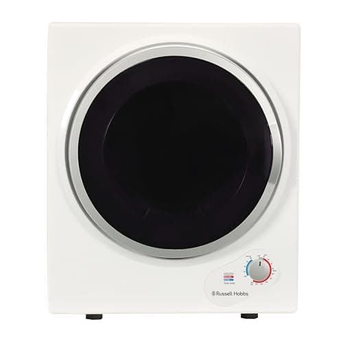 Image of Russell Hobbs RH3VTD800 White 2.5kg Compact Mini Vented Tumble Dryer, Portable, Freestanding Table top Dryer with 3 Heat Settings small