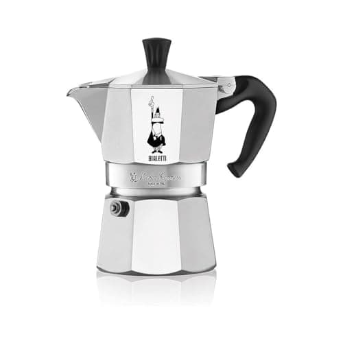 Image of Bialetti Moka Express Aluminium Stovetop Coffee Maker (4 Cup),0.19 liters
