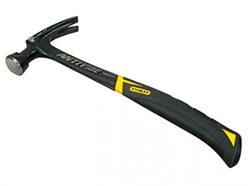 Image of Stanley FMHT1-51278 20oz Fatmax Antivibe Steel Hammer-Rip Claw, Black/Yellow, 570g