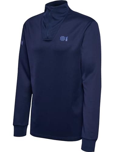 Image of hummel Men's Hmlcourt Half Zip L/S Pullover Sweater