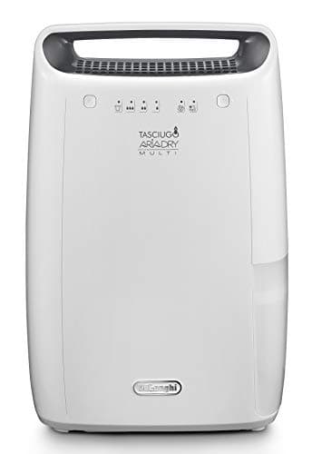 Image of DeLonghi 0148512201 De'Longhi DEX212F Dehumidifier, White, 300 W, 12 liters