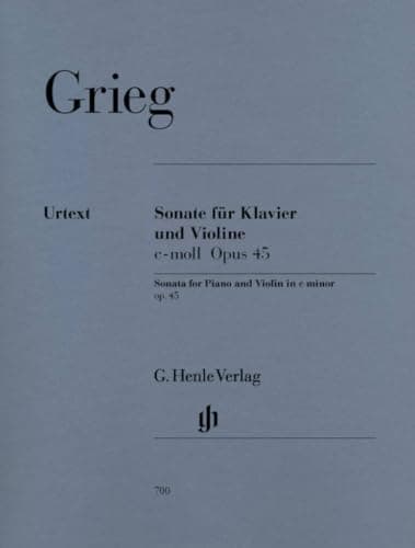 Image of Violin Sonata c minor op. 45 - piano and violin - (HN 700): Instrumentation: Violin and Piano