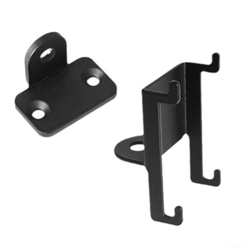 Image of Metal Wall Mount Bracket for Bose Virtually 300 Wireless Surround Sound Speaker, Sturdy Black Hanging Kit with Hardware for Space-Saving Installation