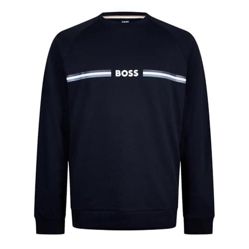 Image of BOSS Mens Authentic Sweatshirt 10269562 Navy S