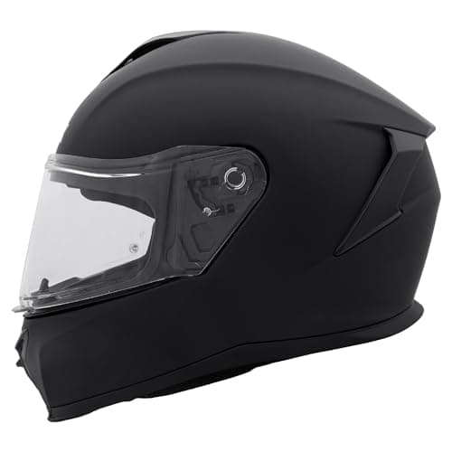 Image of Zorax Falcon Matt Black M (57-58cm) Full Face Motorbike Helmet ECE 22.06 Approved