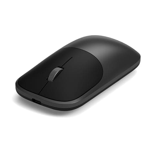 Image of Satechi Slim EX Wireless Mouse, Multi-Device Bluetooth & 2.4GHz Connection for macOS, Windows, iPadOS, and Android, Quiet Clicks, Anodized Aluminium Shell, USB-C Rechargeable Battery - Space Black