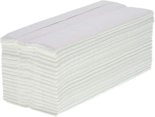 Image of White Luxury 2 ply z fold multifold Paper Hand Towels 3000 Sheets per case