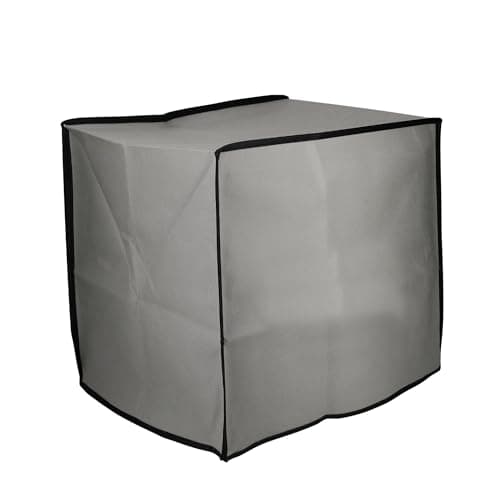 Image of kwmobile Cover Compatible with Philips Essential Airfryer XL Cover - Air Fryer Dust Cover Protective Case - Light Grey