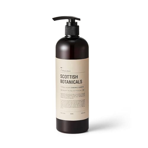 Image of SCOTTISH BOTANICALS 7 Miracle Blend Chamomile Shampoo 480ml – Soothing Chamomile, Gentle Daily Cleanser for Soft, Shiny Hair – Botanical Formula for All Hair Types