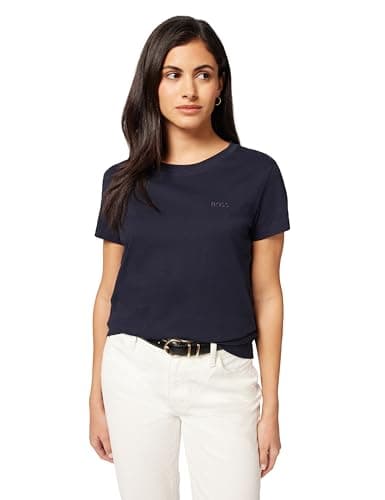 Image of BOSS Women's C_esogo_1 T-Shirt, 408 Dark Blue, M