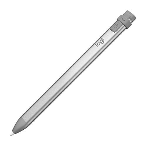 Image of Logitech Crayon Digital Pencil for iPad Pro 12.9-Inch (3rd & 4th Gen), iPad Pro 11-Inch (1st & 2nd Gen), iPad (6th, 7th & 8th Gen), iPad Air (3rd & 4th Gen), iPad Mini 5, iOS 12.2 and Above — Grey