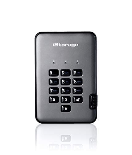 Image of iStorage diskAshur PRO2 SSD 16 TB - Secure Solid State Drive - FIPS Level 2 - Password Protected - Dust/Water-resistant