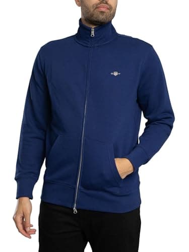 Image of GANT Men's Regular Shield Full Zip Track Top, Rich Navy, M