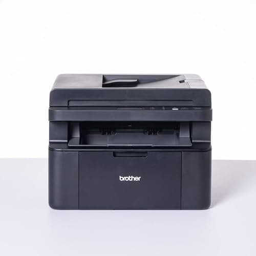Image of Brother DCP-L1660W wireless, mono laser multifunction printer | 20 PPM | USB, Ethernet & Wi-Fi | 128MB of Memory | A4 print/copy/scan | 2 line LCD control panel | 10 sheet ADF | UK Plug