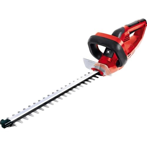 Image of Einhell Electric Hedge Trimmer, 45cm (18 inch), Laser-Cut Diamond-Ground Steel Blades with 12mm Cutting Thickness, Lightweight Hedge Cutter, Powerful, Safe and Easy to Use GH-EH 4245
