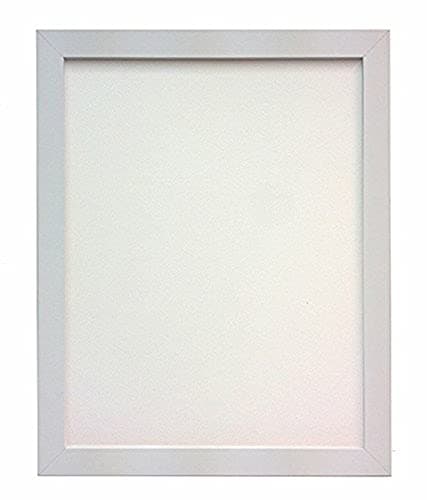 Image of FRAMES BY POST Craft Picture Photo Frame, Matt White, 50 x 23 cm, Plastic Glass