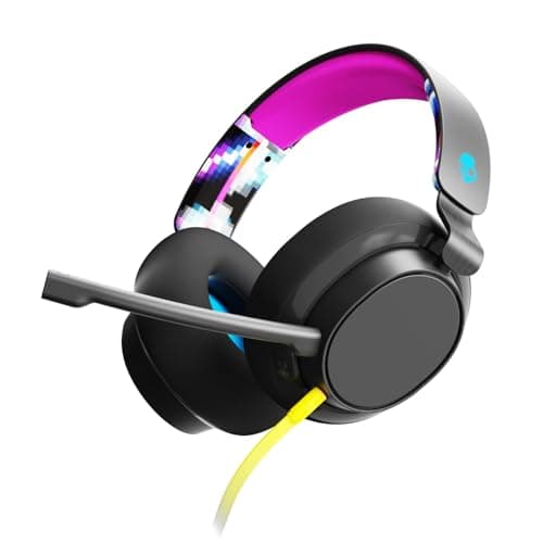 Image of Skullcandy SLYR Multi-Platform Wired Gaming Headset, Removable Mic, Durable and Comfortable Lightweight Design, Ultra-Soft Memory Foam Ear Cushions, PC, Xbox, PlayStation - Black Digi-Hype