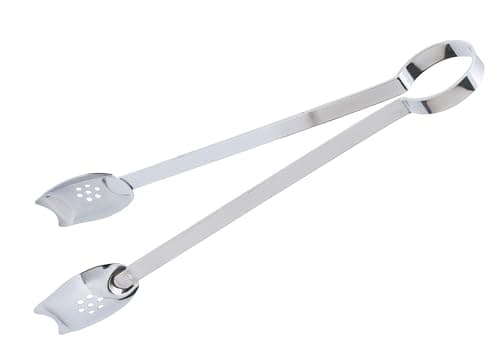 Image of KitchenCraft Kitchen Tongs, Stainless Steel for Frying, Grilling and Cooking, 24 cm (9½")