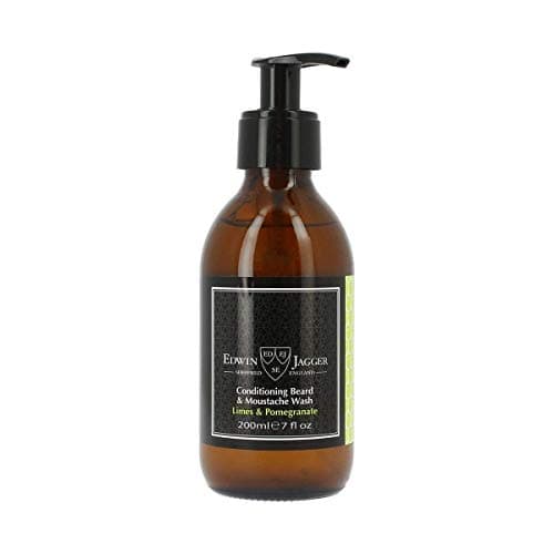 Image of Edwin Jagger Conditioning Beard & Moustache Wash (Lime & Pomegranate)