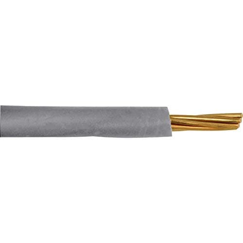 Image of 1 CORE Electrical Cable Wire Wiring Conduit Length Single 1.5/2.5/4/6/10mm2 230V (2.5mm2 x 5m, Grey)