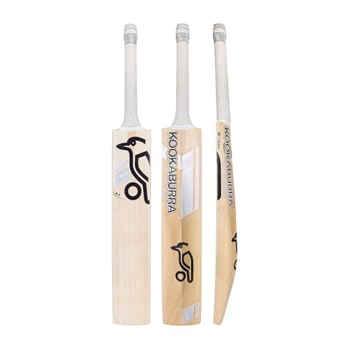 Image of Kookaburra Ghost 9.1 Junior Cricket Bat - Size h, White, Harrow