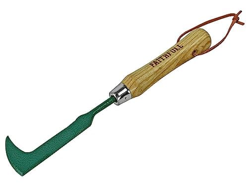 Image of Faithfull Countryman Wooden Handled Patio Knife Weeding Tool