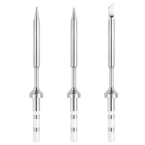 Image of FEITA Pinecil TS100 Soldering Iron Tips Replacement for Mini Portable Micro Solder Pen Various Models Stations Tool Soldering Accessories (TS-B2/D24/K 3pcs)
