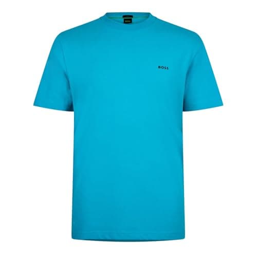 Image of BOSS Mens Logo T-Shirt Pas Blue XL