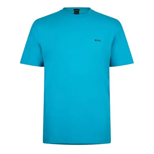 Image of BOSS Mens Logo T-Shirt Pas Blue XL