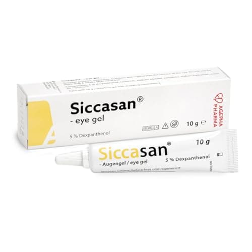 Image of Siccasan Intensive Dry Eye Gel with Carbomer and Dexpanthenol | Corneal Gel & Eye Lubricant | Eye Gel for Dry Eyes| Relief against Irritated and Sore Eyes | Night Time Eye Gel for Dry Eyes (PACK OF 1)
