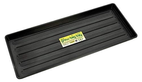 Image of 3XValue Growbag Tray Black Garden Plant Tray 100cm x 40cm x 4cm