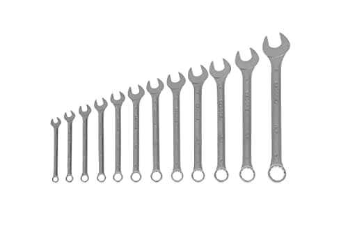 Image of GEDORE 12-pc. Combination spanner set, AF 6-19 mm, 15° angled, Bi-hex, UD profile, Spanner set, 7-0112