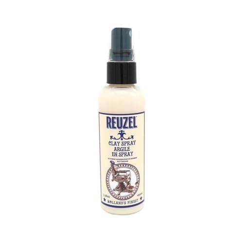 Image of Reuzel Clay Hairspray for Men, Texturizing & Volumizing Spray, Matte Finish, Lightweight Hold, 3.38oz / 100ml