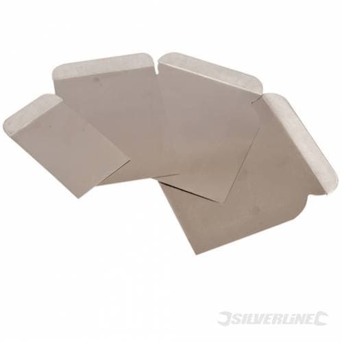 Image of Automotive Bodywork Stainless Steel Body Filler Application Set 4 pce pieces 50mm, 80mm, 100mm & 120mm Ideal for applying car body filler. Stainless steel blades. Sizes 50mm, 80mm, 100mm and 120mm.